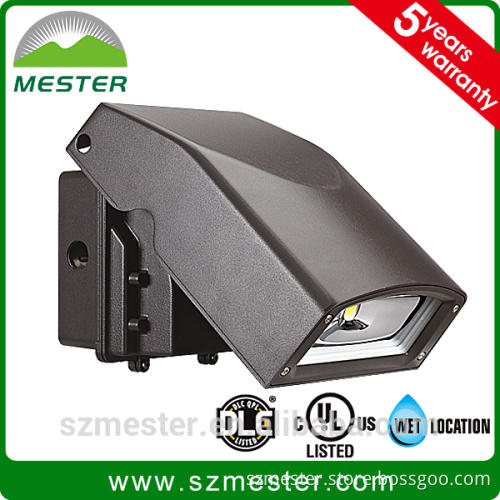 UL DLC COB led wall pack 17w 25w 4000k 5000k 120v or 277v photocell led wall pack